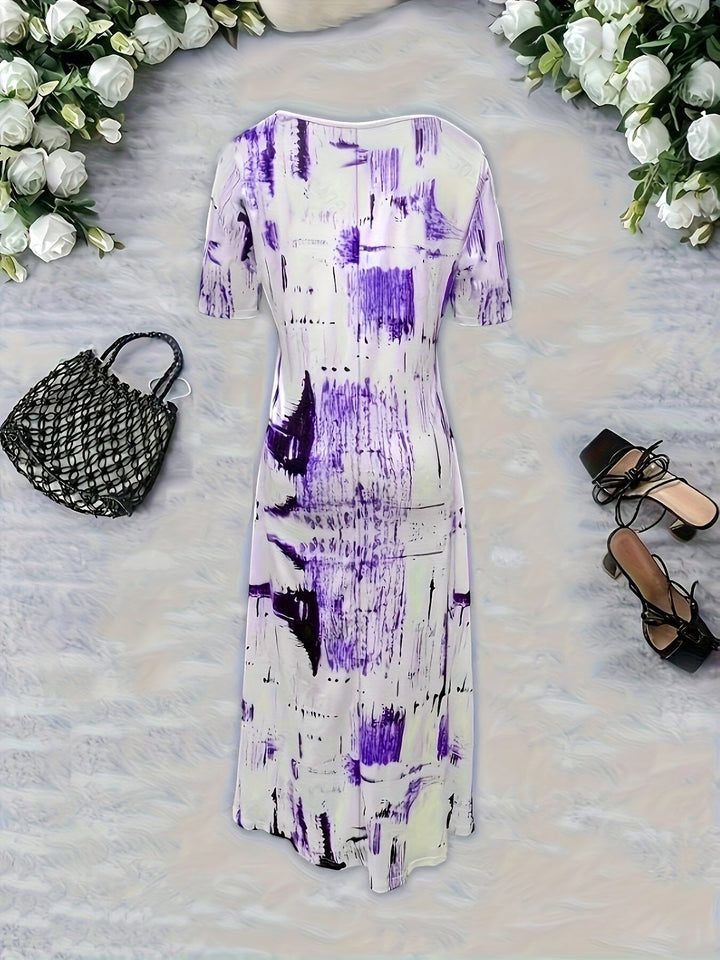 Arlisse™ - Artistic Flow Maxi Dress